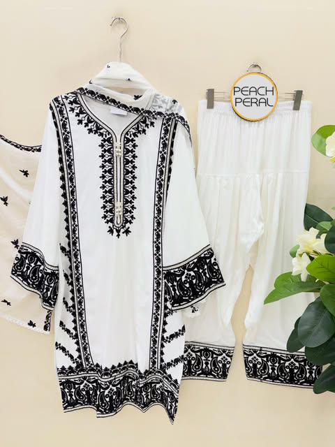 New Style Kashmiri Frshi Shalwar Suit 3pcs