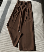 Pack of 4 Women Pleated Wrap-Belt Trouser