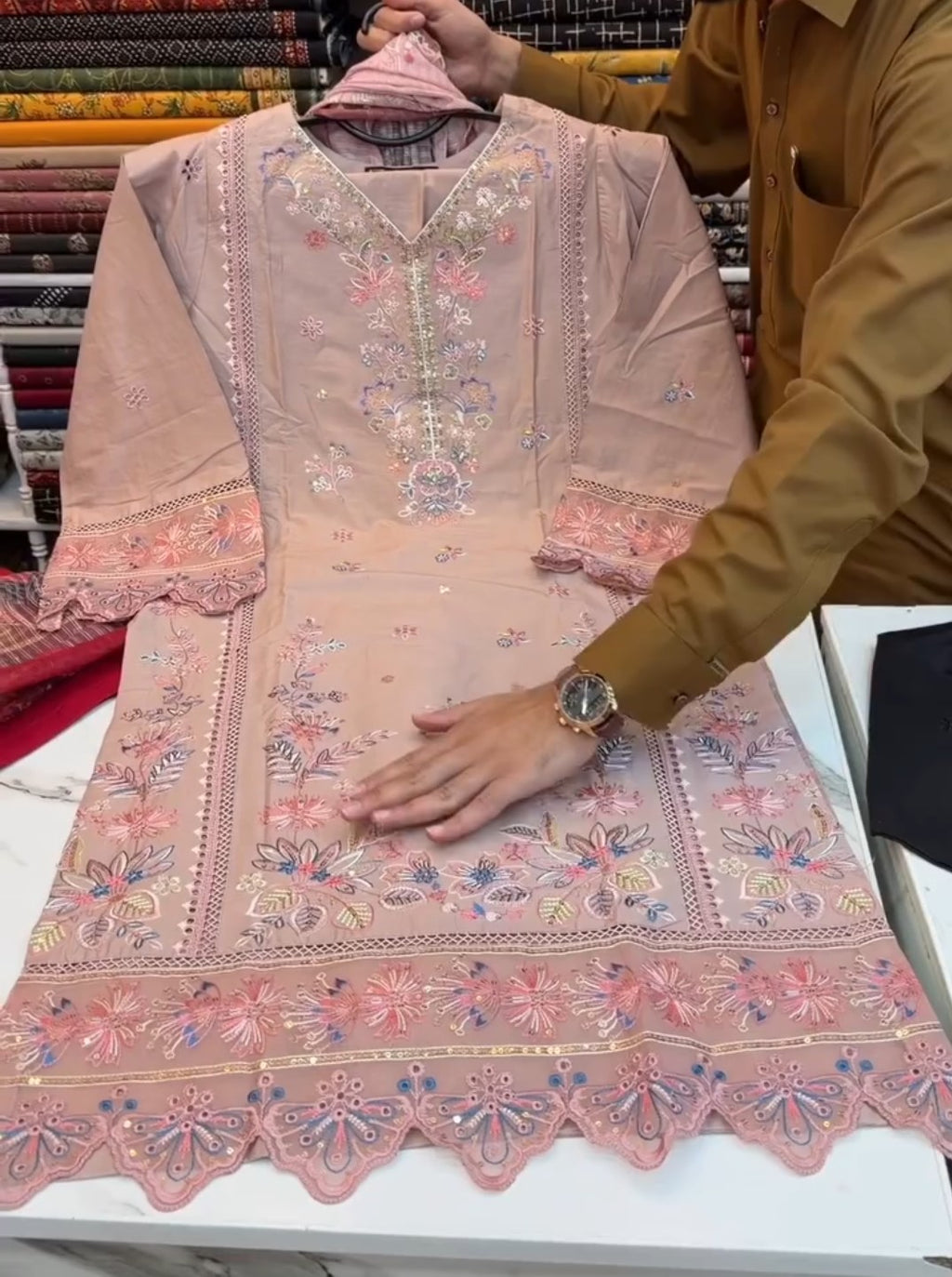 Women’s Embroidered 3-Piece Suit