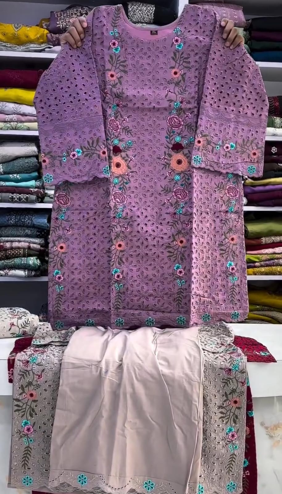 Women’s Embroidered 3-Piece Suit
