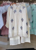 Pack Of 2Women’s Chikankari 2-Piece Suit
