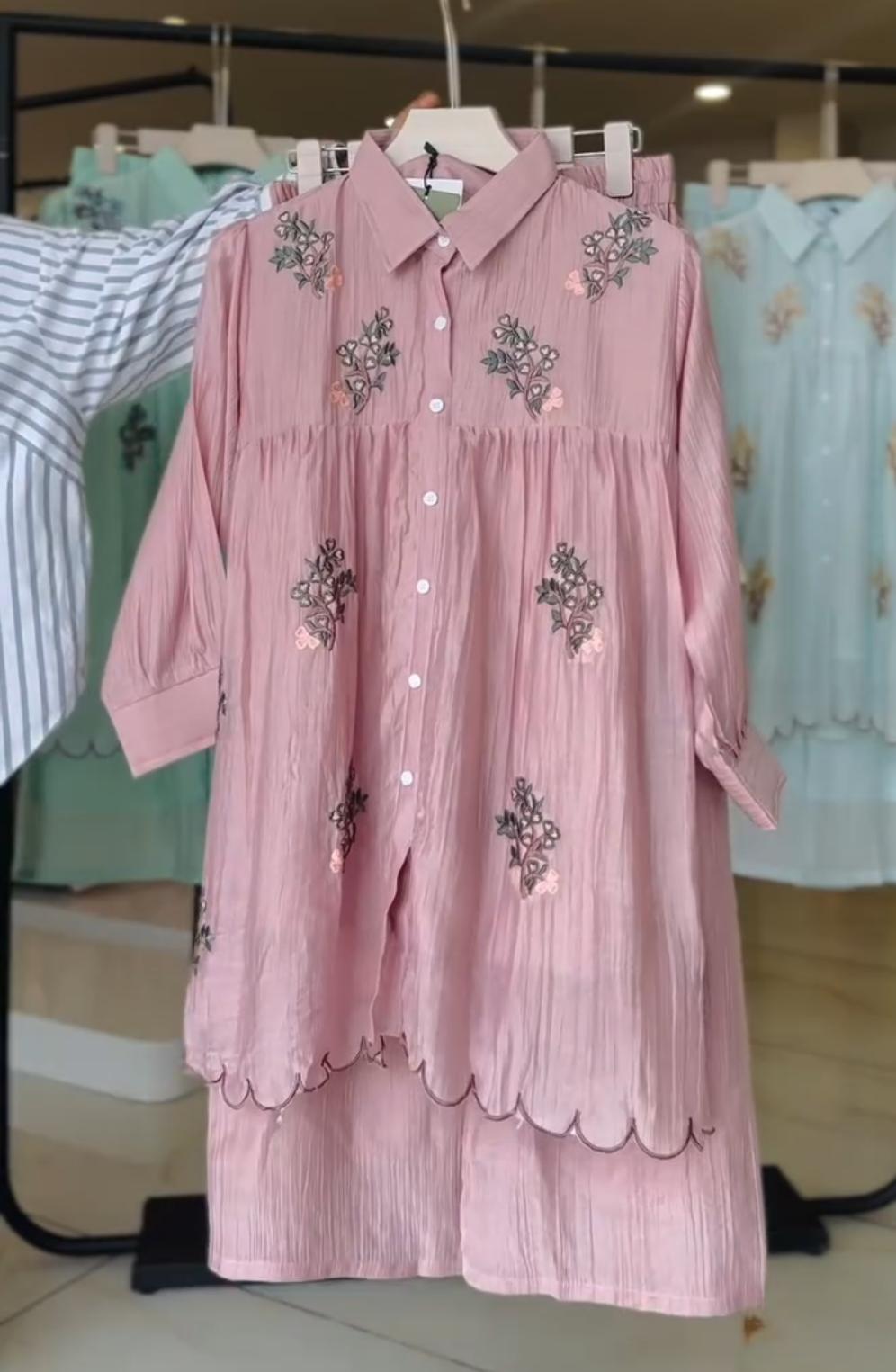 Pack Of 2Women’s Chikankari 2-Piece Suit