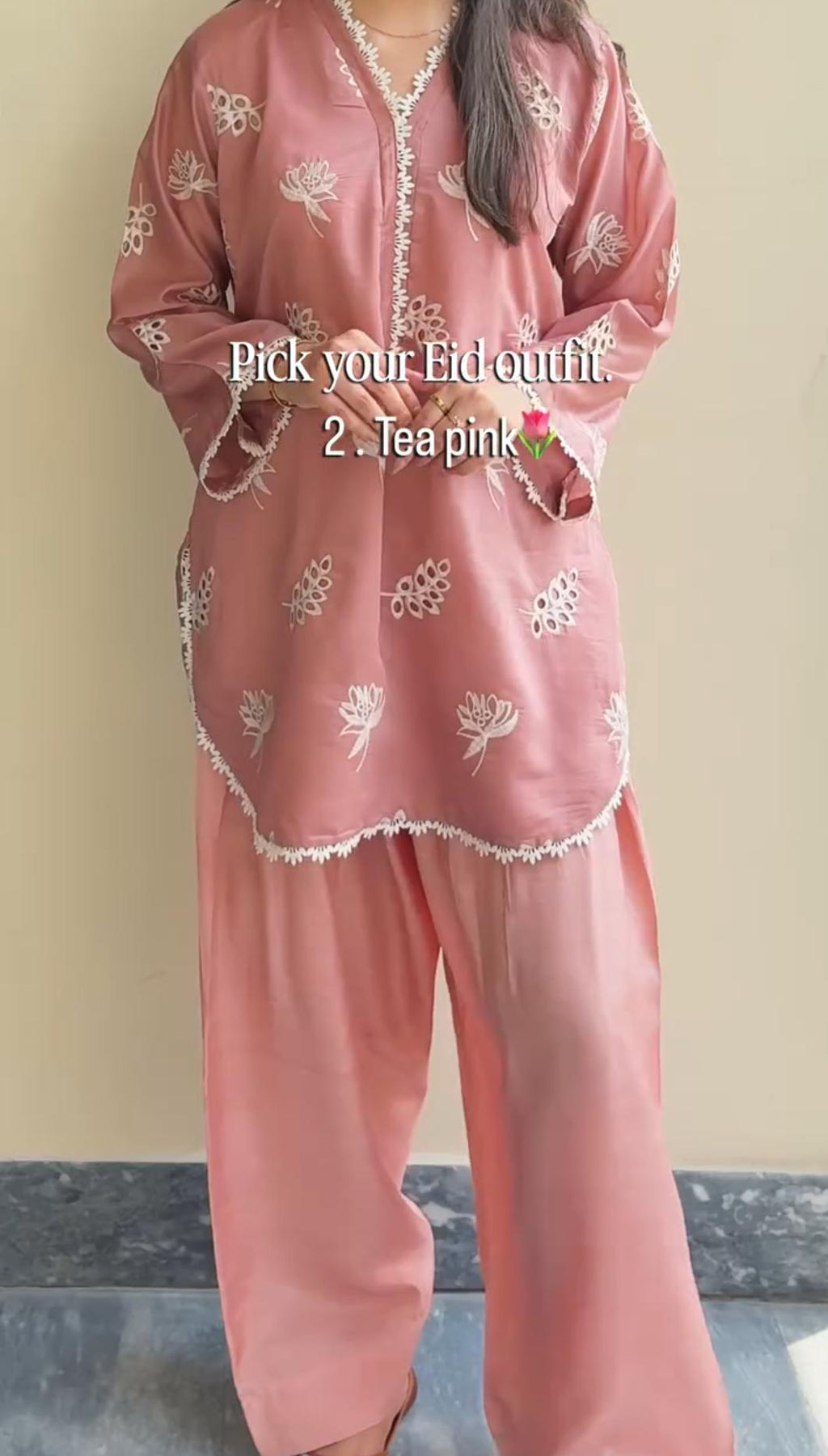 Pack of 2 Embroidered 2-Piece Sets for Women