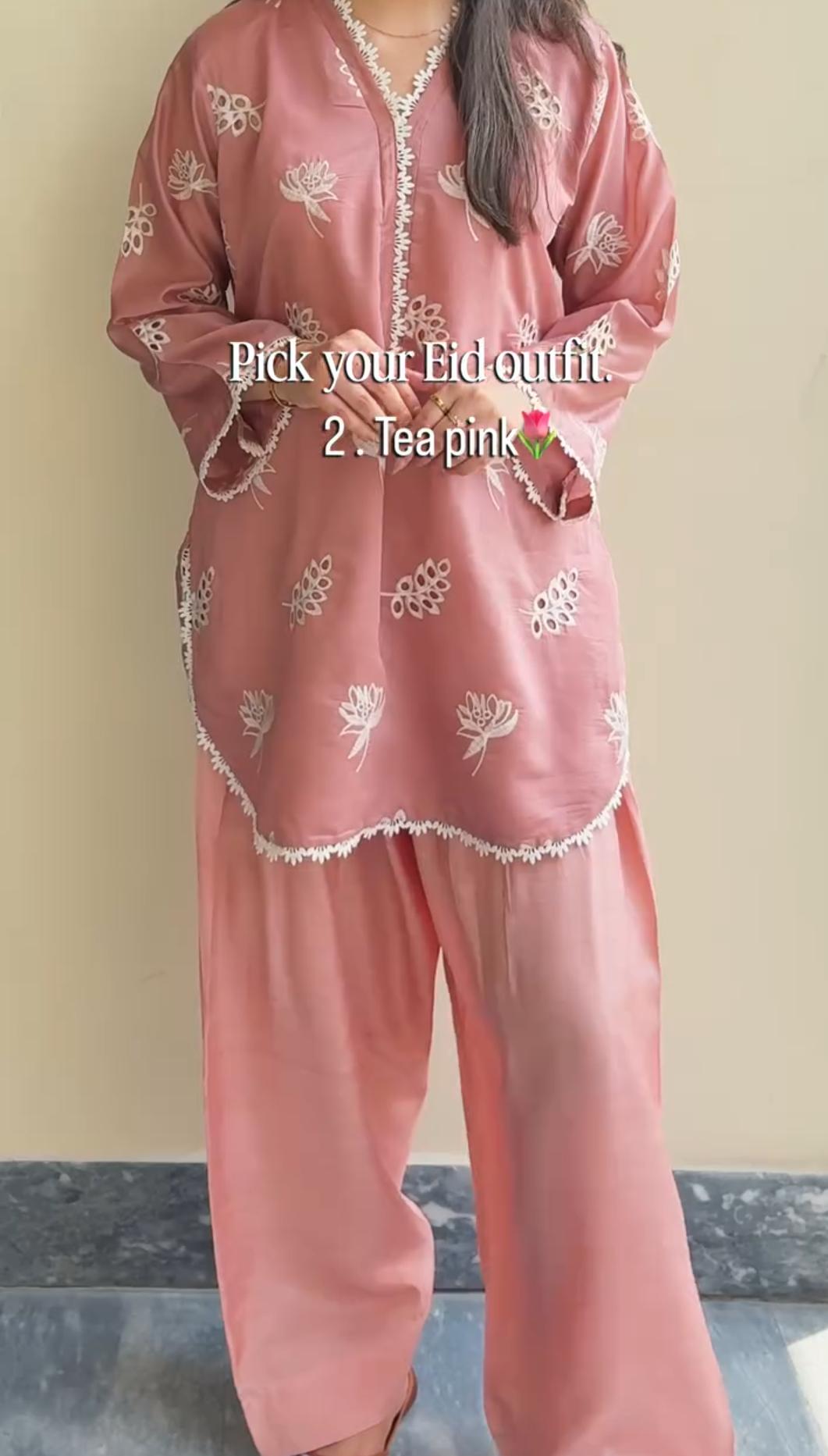 Pack of 2 Embroidered 2-Piece Sets for Women