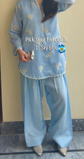 Pack of 2 Embroidered 2-Piece Sets for Women