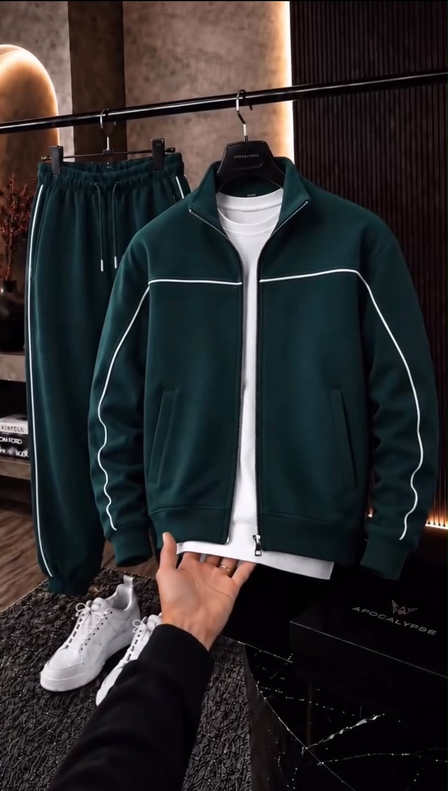Buy1 Get1 free Men’s Premium Zip-Up Jacket & Trouser Co-Ord Set