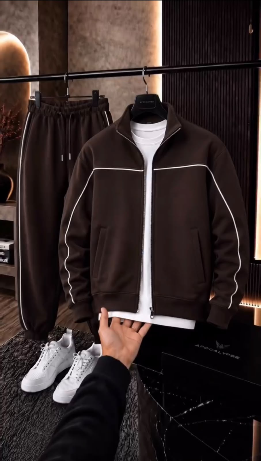 Buy1 Get1 free Men's Premium Zip-Up Jacket & Trouser Co-Ord Set