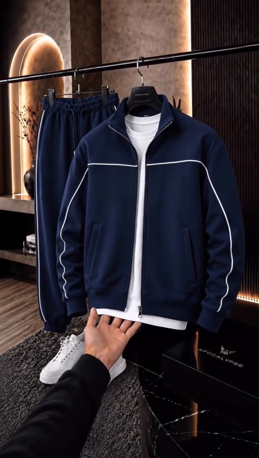 Buy1 Get1 free Men’s Premium Zip-Up Jacket & Trouser Co-Ord Set