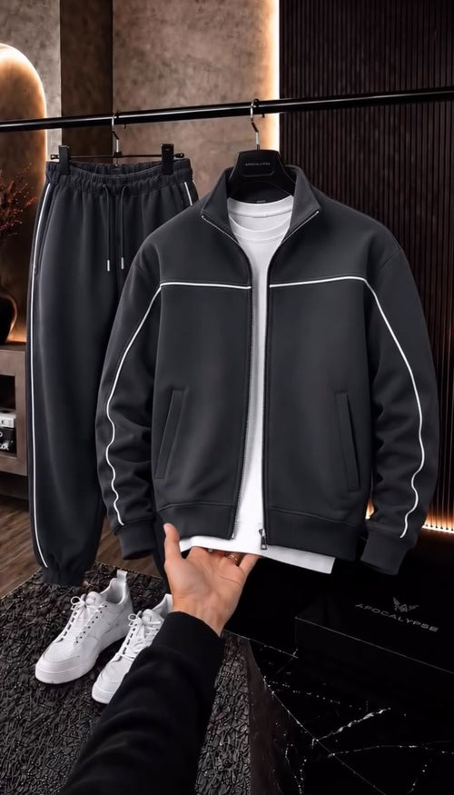 Buy1 Get1 free Men’s Premium Zip-Up Jacket & Trouser Co-Ord Set