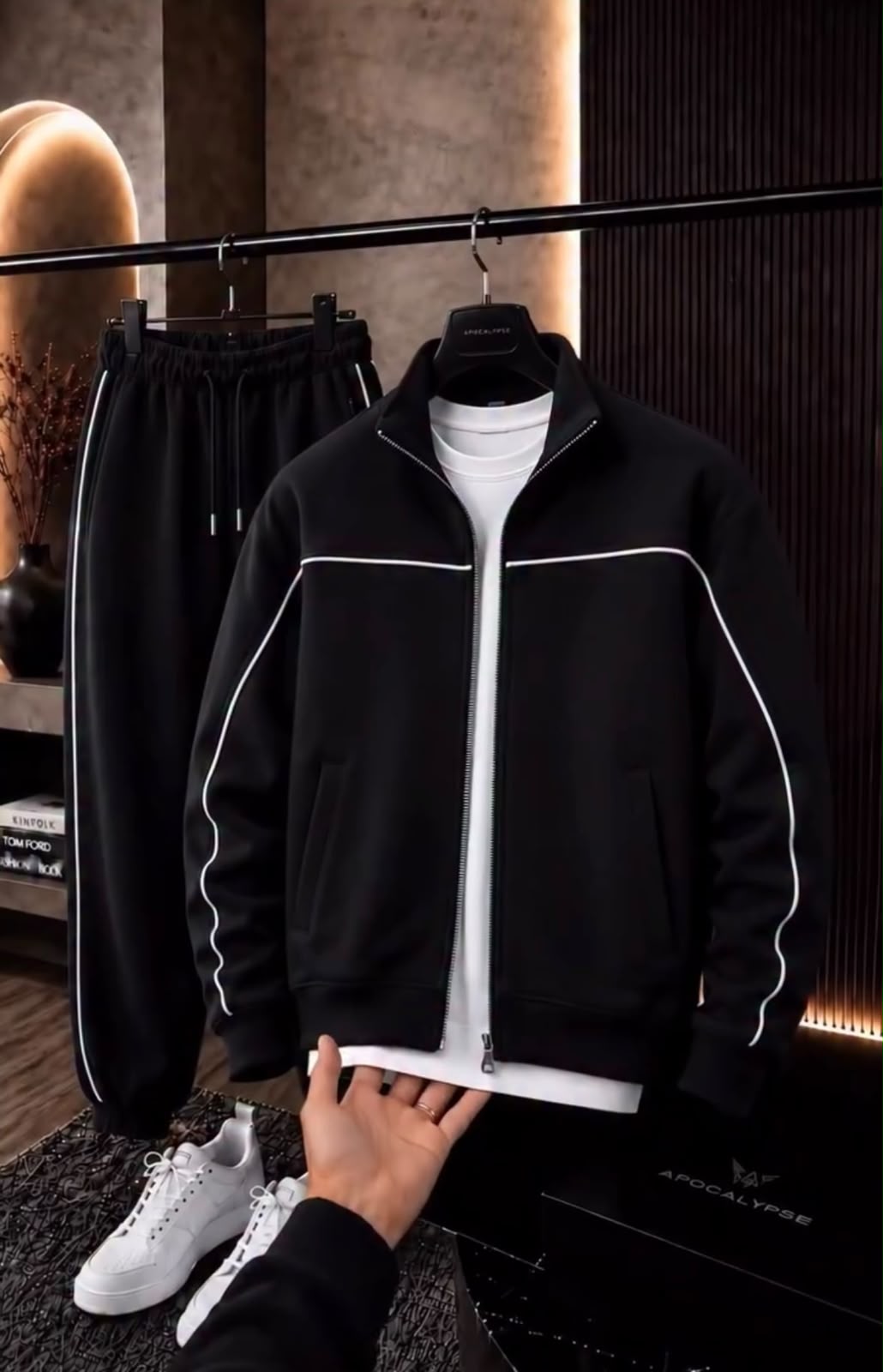 Buy1 Get1 free Men’s Premium Zip-Up Jacket & Trouser Co-Ord Set