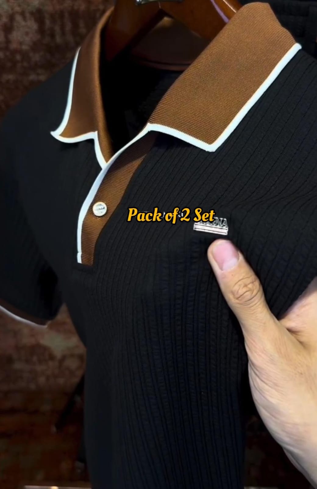 Pack of 2 Men’s T-Shirts with Trouser