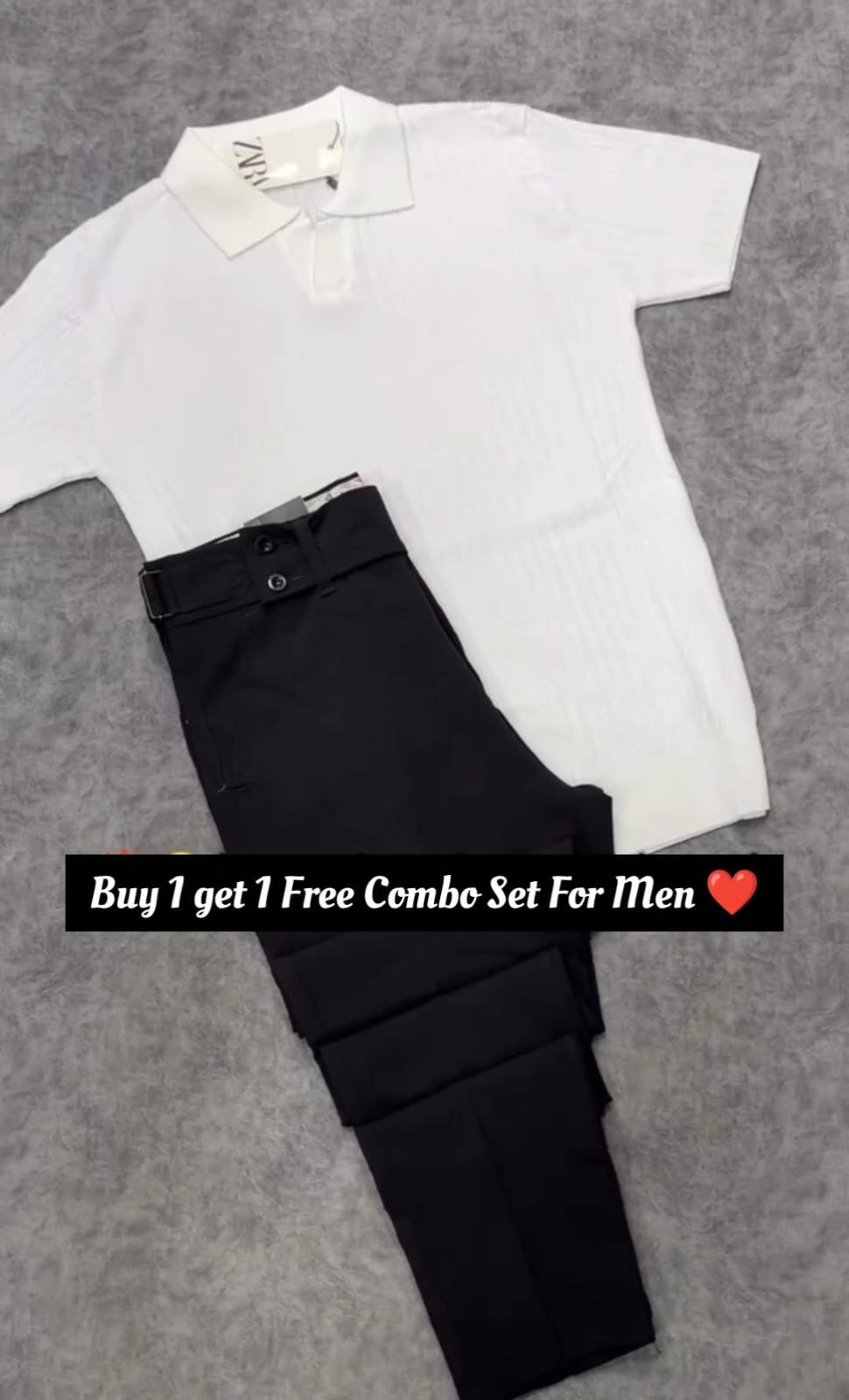 MEN’S T-SHIRT WITH PANTS BUY 1 GET 1 FREE