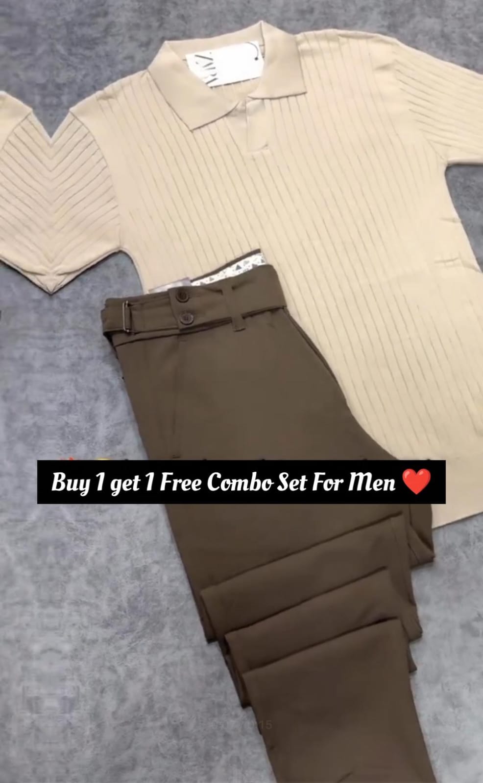 MEN’S T-SHIRT WITH PANTS BUY 1 GET 1 FREE