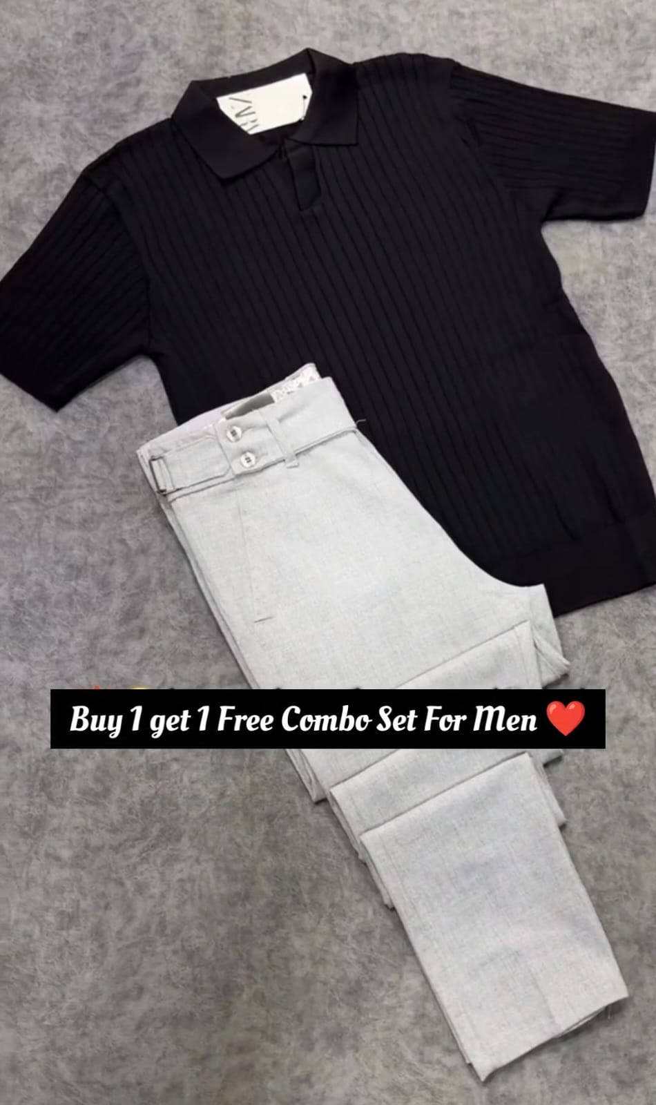 MEN’S T-SHIRT WITH PANTS BUY 1 GET 1 FREE