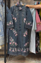 Women’s 3-Piece Gown Style Embroidered Suit