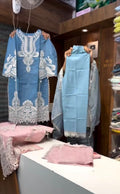 Elegant Embroidered 3-Piece Lawn Suit