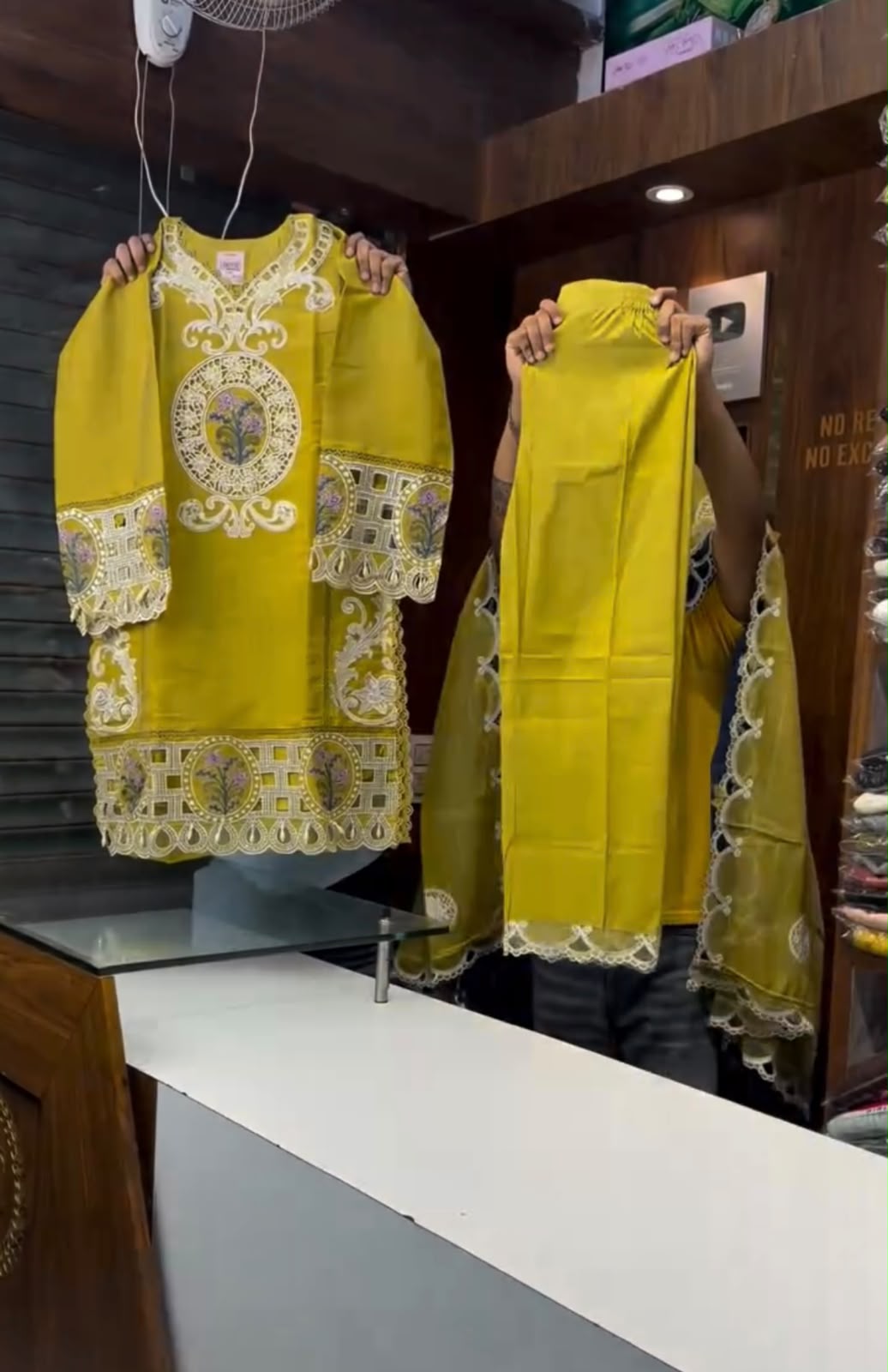 Embroidered 3-Piece Lawn Suit for Women