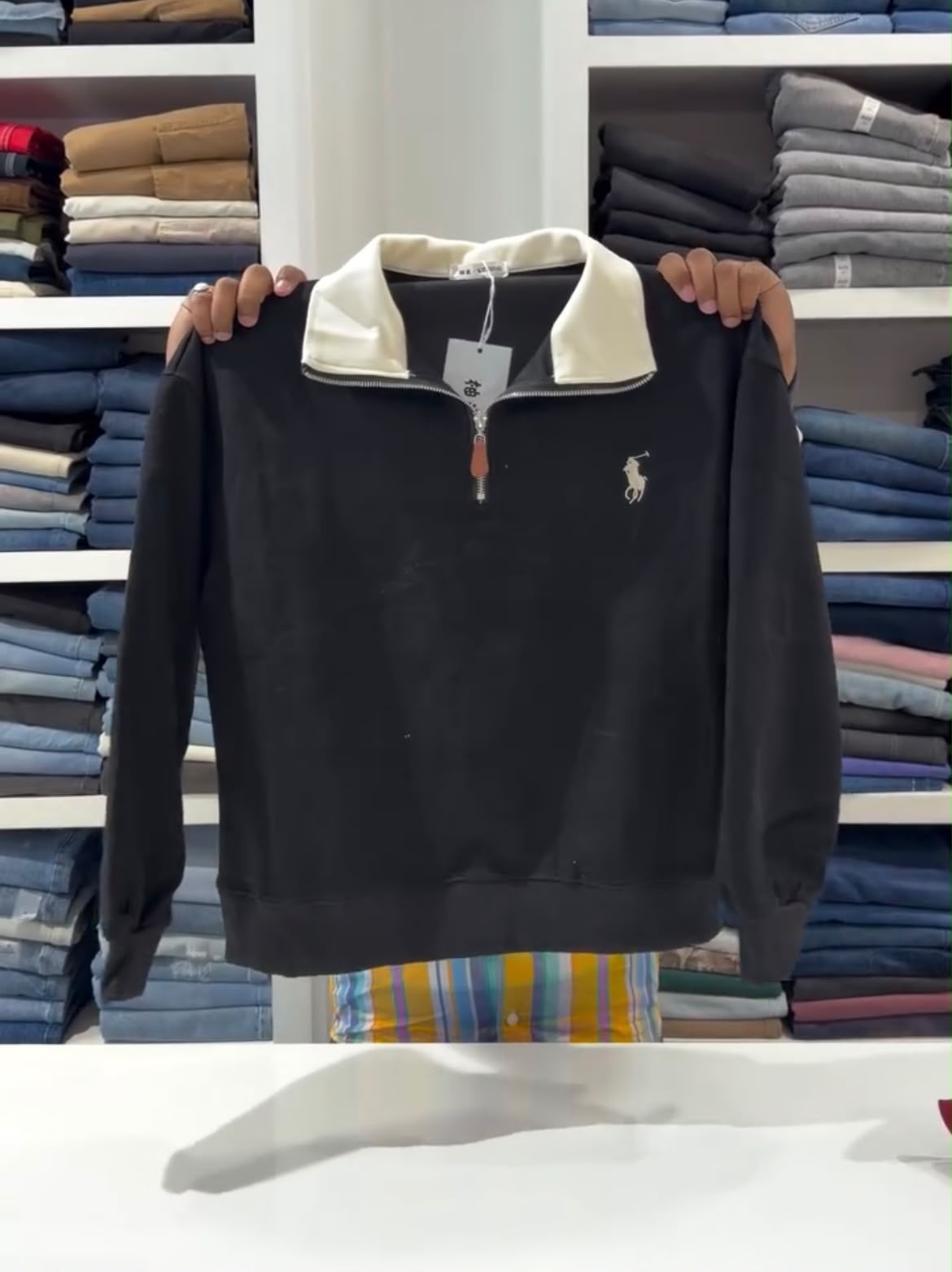 Buy Any 2 Trendy Quarter-Zip Sweatshirt
