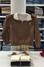 Buy Any 2 Trendy Quarter-Zip Sweatshirt