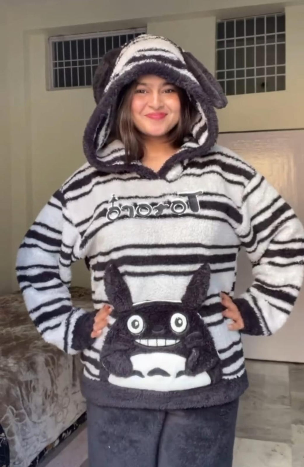 Cute Teddy Bear Night Suit for Women Pack of 2