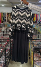 WOMEN'S TRENDY LONG MAXI WITH CROCHET UPPER