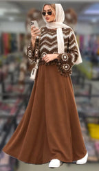 WOMEN'S TRENDY LONG MAXI WITH CROCHET UPPER